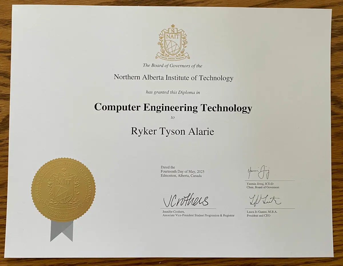 Photo of NAIT CNT Diploma